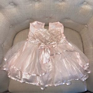 Rare Editions 6-9m baby dress pink